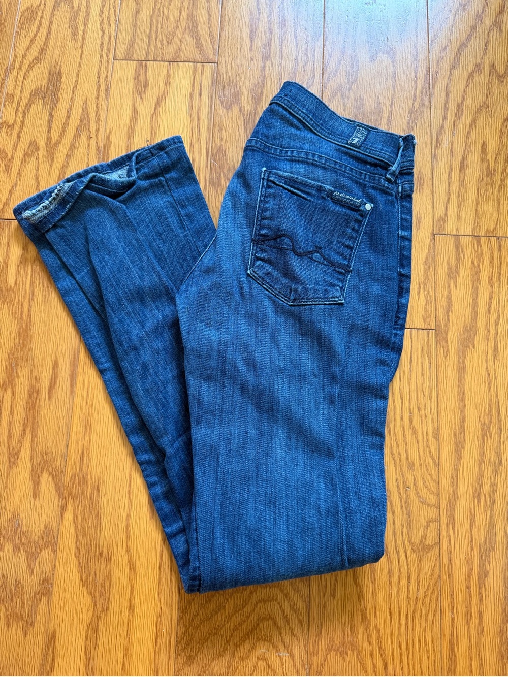 7 For All Mankind womens blue Jeans 26 30 inch inseam